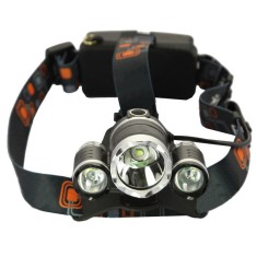 Lanterna frontala, 3 x Led Cree-XML T6, 6000 lumeni foto