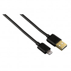 Cablu de date Lightning iPad Hama, 1.5 m, Negru foto