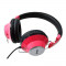 Casti retro DJ Maxell, jack 3.5 mm, Roz