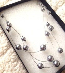 Colier margele - lantisor si pandantiv