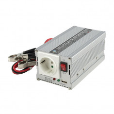 Invertor tensiune HQ, 24-230 V, 300 W, USB foto