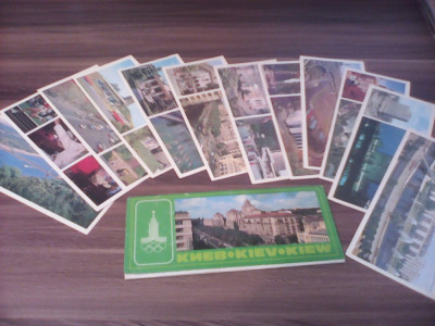 SET CARTI POSTALE 12 BUC.KIEV OLIMPIADA MOSCOVA 1980 foto