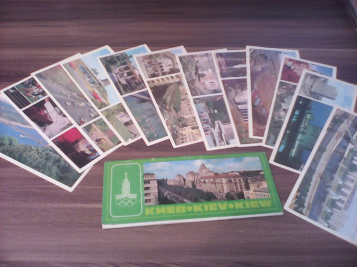 SET CARTI POSTALE 12 BUC.KIEV OLIMPIADA MOSCOVA 1980