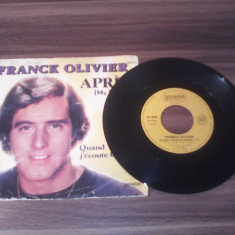 DISC VINIL FRANCK OLIVIER-APRES 1980 FRANTA DISC STARE FOARTE BUNA