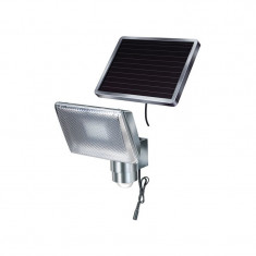 Lampa solara SOL80 Brennenstuhl, senzor PIR, Argintiu foto