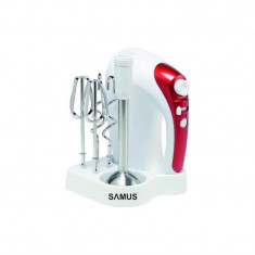 Mixer cu suport si blender Samus SMX-301SB, 300 W, Alb foto