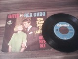 DISC VINIL GITTE &amp; REX GILDO 1963 DISC COLUMBIA STARE FOARTE BUNA