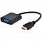 Convertor digital de la HDMI la VGA, calitate Full HD