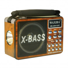 Radio portabil Waxiba XB-2091URT, 3 benzi foto