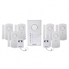 Sistem de alarma wireless Konig, 2 telecomenzi, 6 senzori foto