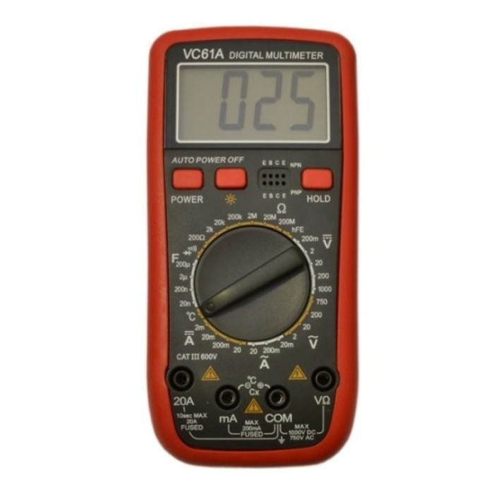 Multimetru digital VC61A, LCD, 10 functii Multimetru digital VC61A, LCD, 10 functii