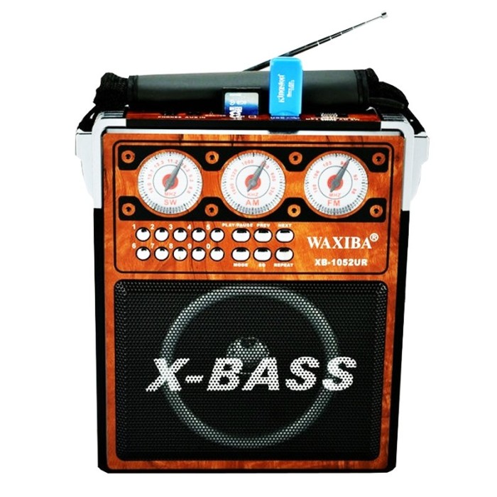 Radio portabil Waxiba XB-1052UR, suport card SD/USB Radio portabil Waxiba XB-1052UR, suport card SD/USB