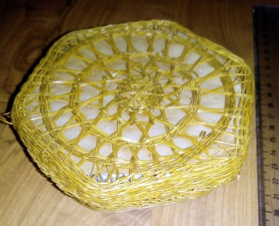 LOT 12 SUPORT PAHARE TIP MACRAME/MILEU IN CUTIE IMPLETITA/SE POT COASE INTRE ELE foto