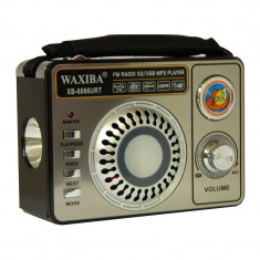 Radio portabil Waxiba XB-6066URT, lanterna incorporata foto