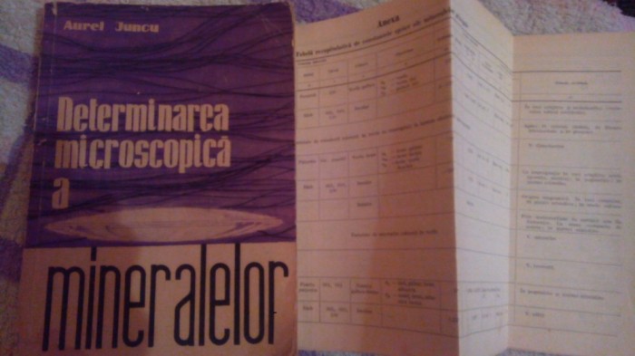 Determinarea microscopica a mineralelor(cu anexa)-Aurel Juncu