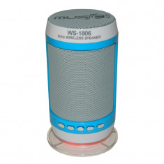 Boxa portabila bluetooth Wster WS-1806B, radio FM foto