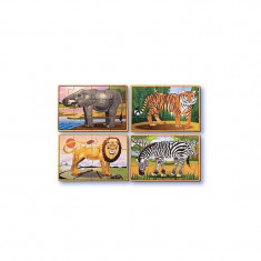 Set 4 puzzle Animale salbatice foto