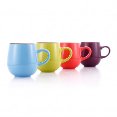 Set 4 cani din ceramica Vabene, 400 ml foto