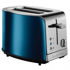 Prajitor de paine Jewels Topaz Blue Russell Hobbs, 2 felii foto