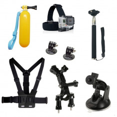 Kit 8 in 1 accesorii pentru camere sport foto