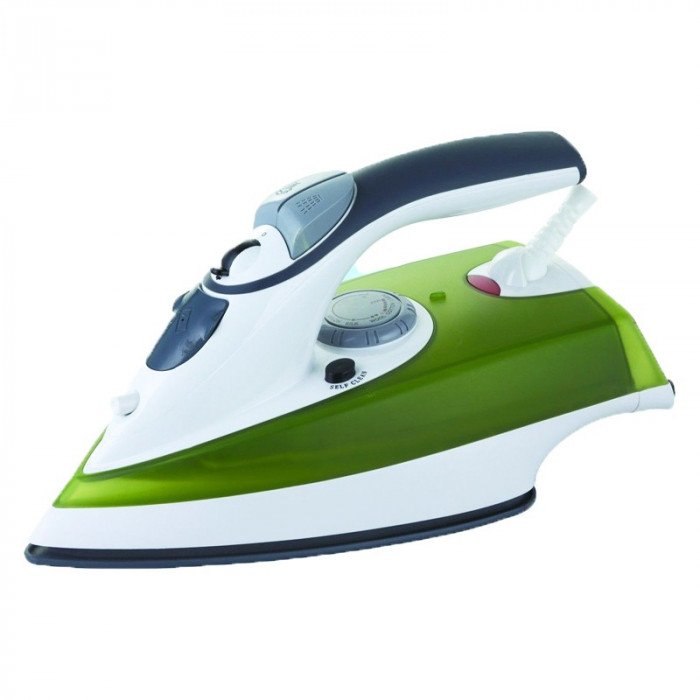 Fier de Cacat cu Aburi Zilan, 2200 W, Performantă Premium pentru Toate Materialele, Verde