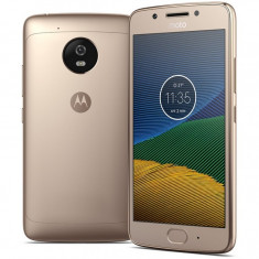 Smartphone Motorola Moto G5 Dual Sim , 5 Inch , Octa Core , 2 GB RAM , 16 GB , Retea 4G , Android Nougat , Gold foto