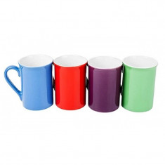 Set 4 cani din ceramica Vabene, 300 ml foto