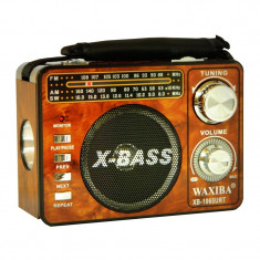 Radio portabil Waxiba XB-1065URT, suport card SD/USB foto