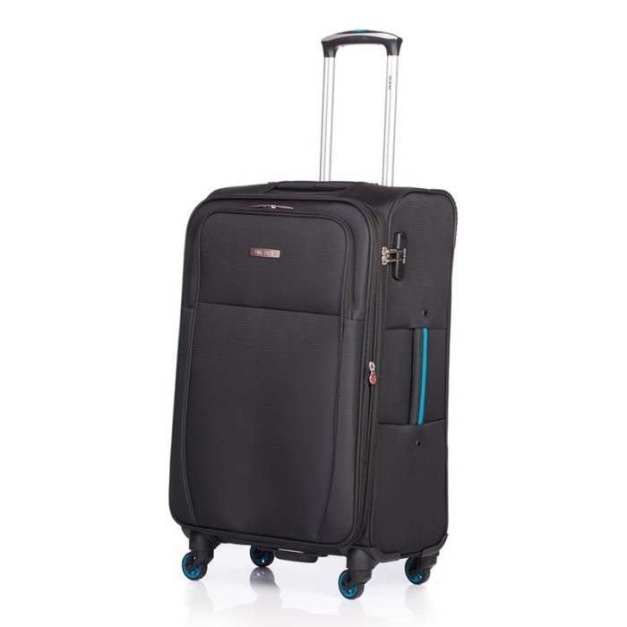 Troler Uni Lamonza, 77 cm, Negru Troler Uni Lamonza, 77 cm, Negru