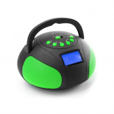 Radio FM portabil NGS, bluetooth, 2 x 3 W, USB/SD, Verde foto