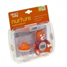 Kit esential pentru ingrijire Nurture Portocaliu Vital Baby foto