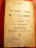 M.T.Cicerone - Catilinarele- Text Latin cu adnotari, introd. de D.N.Burileanu