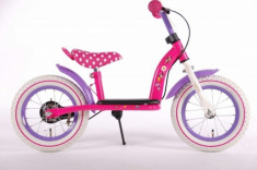 Bicicleta fara pedale Minnie Mouse 12 inch E&amp;amp;L Cycles foto