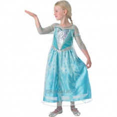 Costum de carnaval Elsa Premium L (7-8 ani/max 128cm) Rubies foto