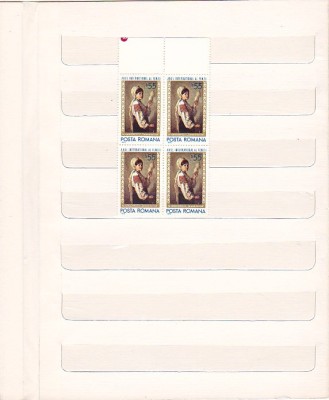 ANUL INTERNATIONAL AL FEMEII ( LP 874 ) 1975 BLOC DE 4 foto