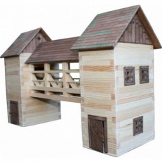 Set constructie din lemn cu lipici Pod Walachia foto
