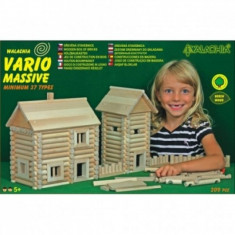 Set constructie din lemn fara lipici Vario Massive Walachia foto