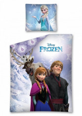 Lenjerie de pat Frozen Family 140 x 200 cm Disney foto