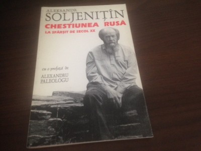 ALEKSANDR SOLJENITIN, CHESTIUNEA RUSA LA SFARSIT DE SECOL XX. ANASTASIA 1995 foto