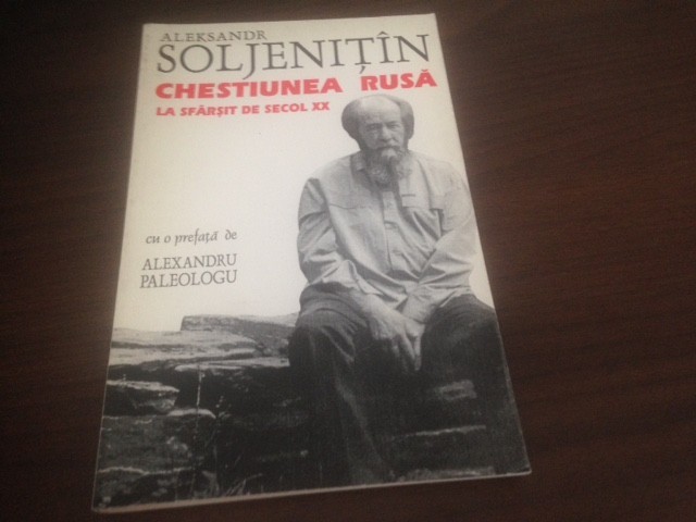 ALEKSANDR SOLJENITIN, CHESTIUNEA RUSA LA SFARSIT DE SECOL XX. ANASTASIA 1995