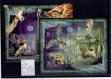 Zentralafrik. Rep. - owls - 3632/5+bl.942