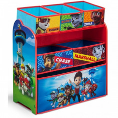 Organizator jucarii cu cadru din lemn Disney Paw Patrol Delta Children foto