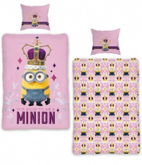 Lenjerie de pat Minions Good 160 x 200 cm Disney foto