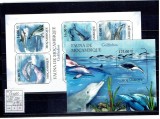 Mozambik - delphine - 5001/6+bl.517