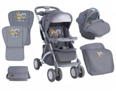 Carucior 3 in 1 Apollo Grey Baby Owls Bertoni foto