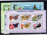 Mozambik - butterflus - 2922/33+bl.213/14