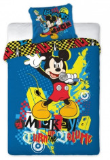Lenjerie de pat Mickey Mouse 160 x 200 cm Disney foto