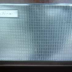 Tabachera din argint , interbelica , gravata manual ; 145 grame