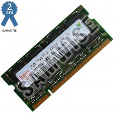 Memorie 2GB HYNIX DDR2 800MHz SODIMM....Garantie 2 ANI ! foto