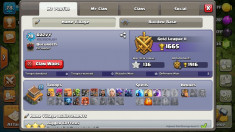 Cont clash of clans th8 aproape full foto